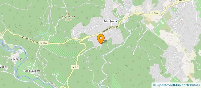 localisation de l'entreprise SANANDA  LORGUES