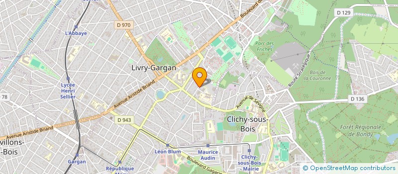 localisation de l'entreprise SANANOUR SCI à LIVRY-GARGAN