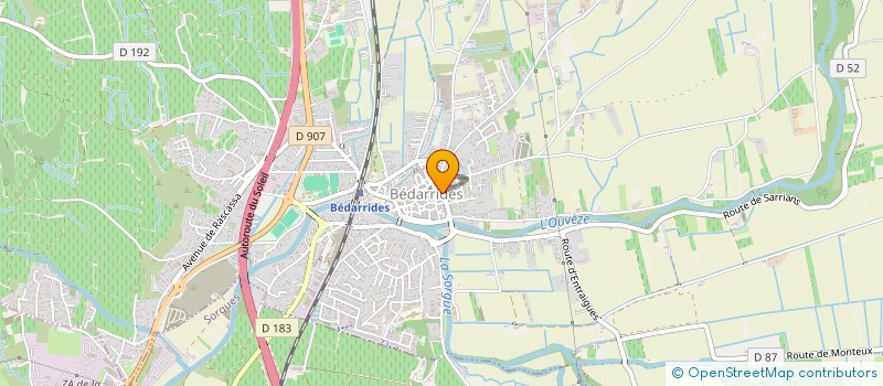 localisation de l'entreprise SANAPE  BEDARRIDES