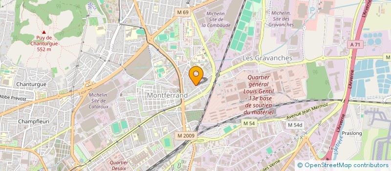 localisation de l'entreprise SANAPPART  CLERMONT-FERRAND