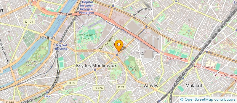 localisation de l'entreprise SANARA à ISSY-LES-MOULINEAUX