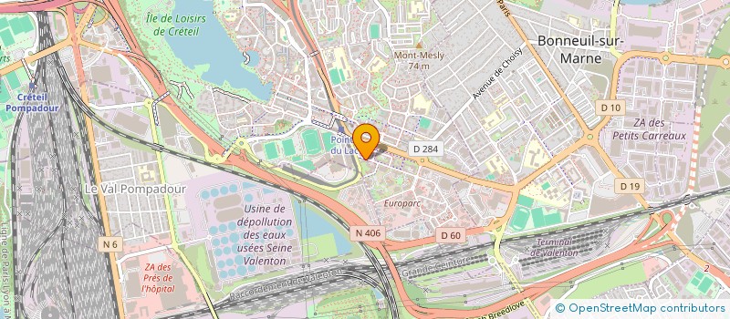 localisation de l'entreprise SANARENOV  CRETEIL