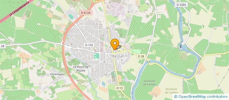 localisation de l'entreprise SANAREYBERT  BEZIERS