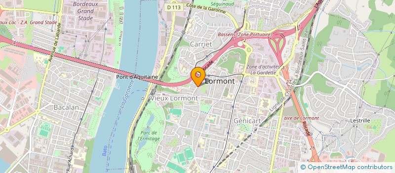 localisation de l'entreprise SANARIUS  LORMONT