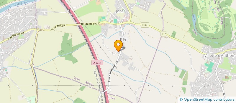 localisation de l'entreprise SANARRE  MEYZIEU