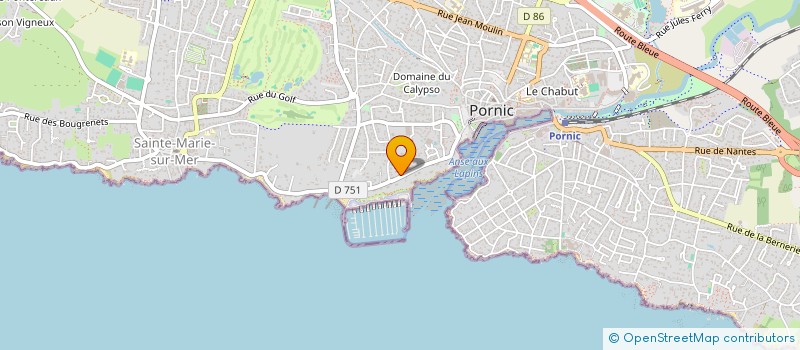 localisation de l'entreprise SANARY à PORNIC