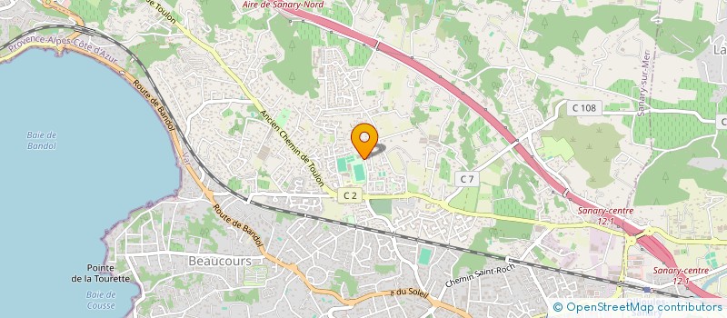 localisation de l'entreprise SANARY RUNNING  SANARY-SUR-MER