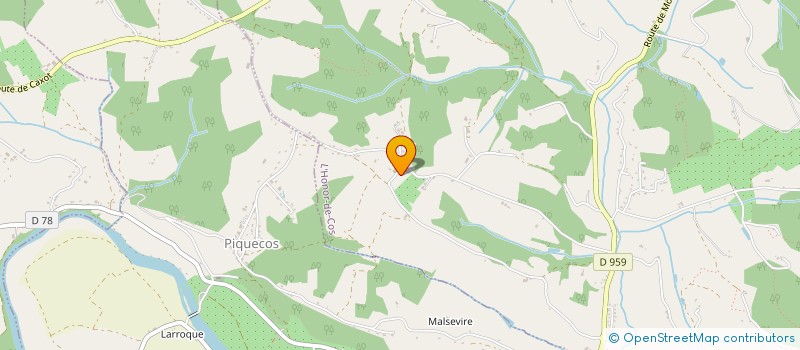 localisation de l'entreprise SANASO  L'HONOR-DE-COS