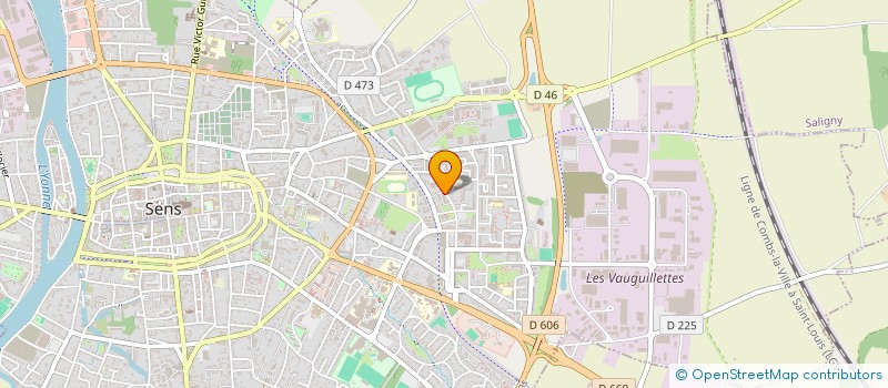 localisation de l'entreprise SANASSIA  SENS