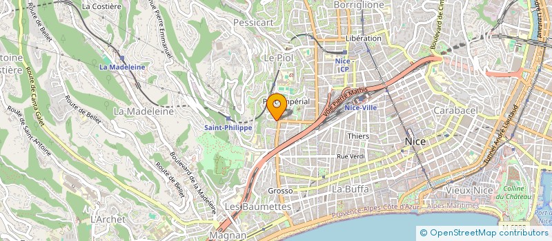 localisation de l'entreprise SANATIO à NICE