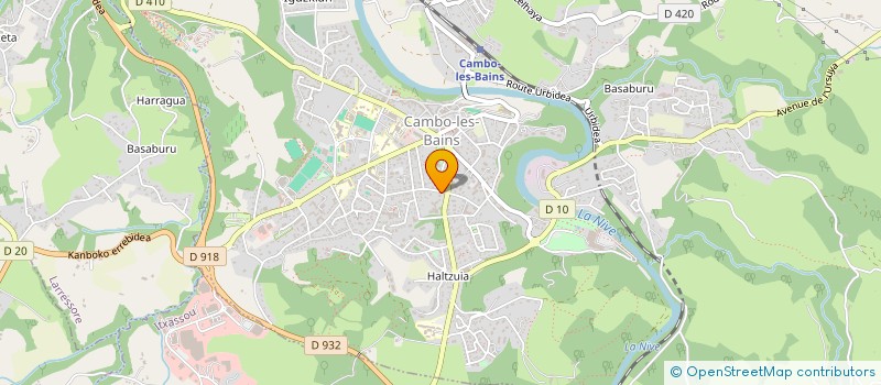 localisation de l'entreprise SANATORIUM LANDOUZY à CAMBO-LES-BAINS