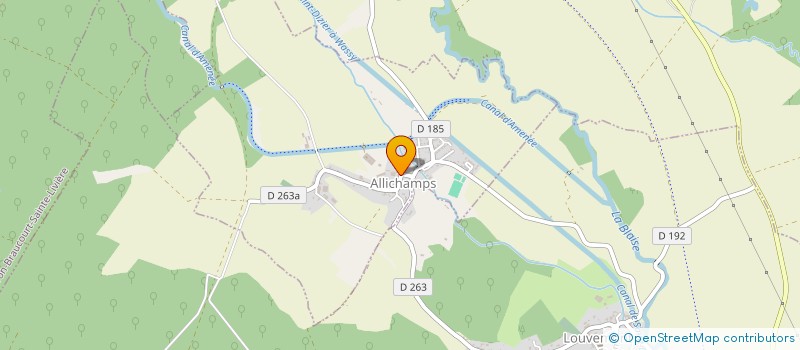 localisation de l'entreprise SANBEL à ALLICHAMPS