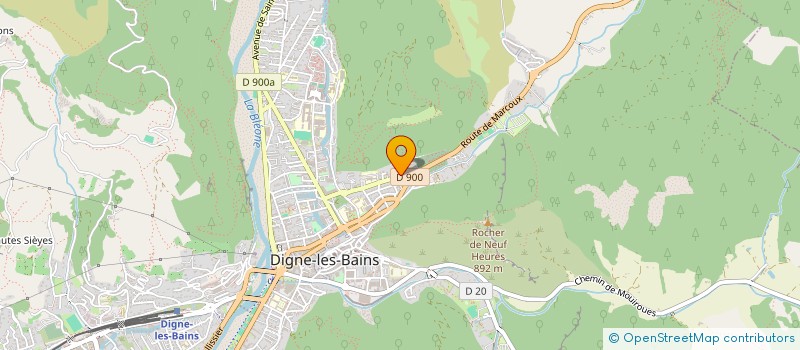 localisation de l'entreprise SANBELDIE à DIGNE-LES-BAINS
