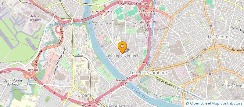 localisation de l'entreprise SANBELL à TOULOUSE