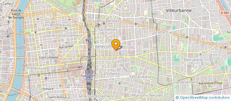 localisation de l'entreprise SANBES  LYON