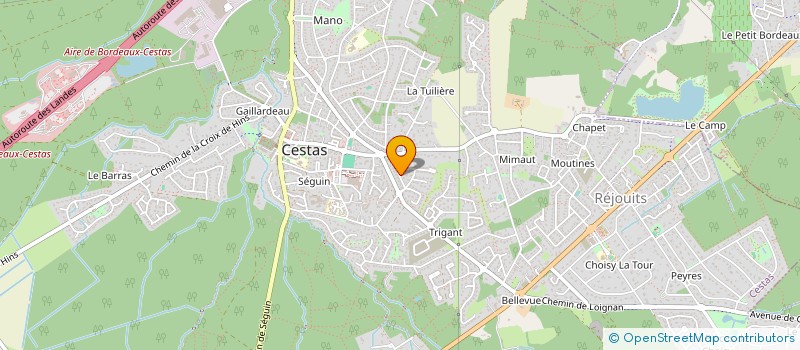 localisation de l'entreprise SANBRU  CESTAS