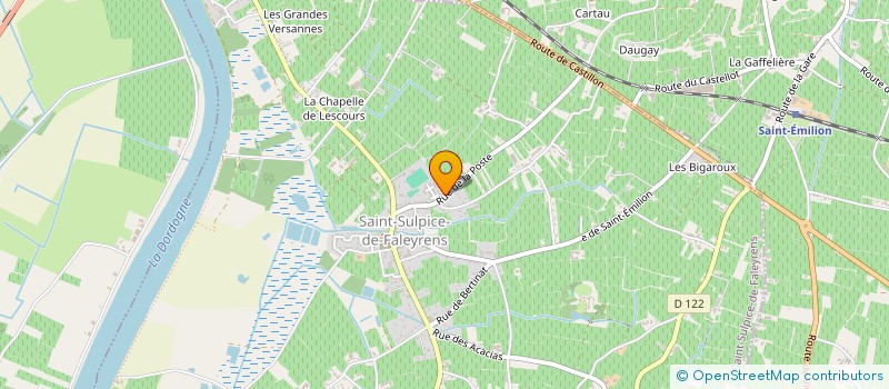 localisation de l'entreprise SANCA  SAINT-EMILION