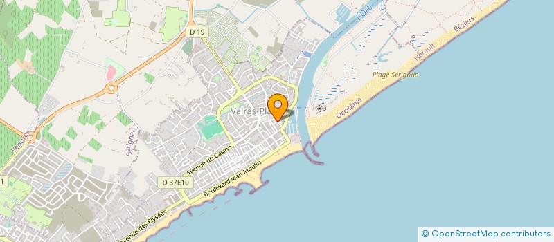 localisation de l'entreprise SANCA IMMO  VALRAS-PLAGE