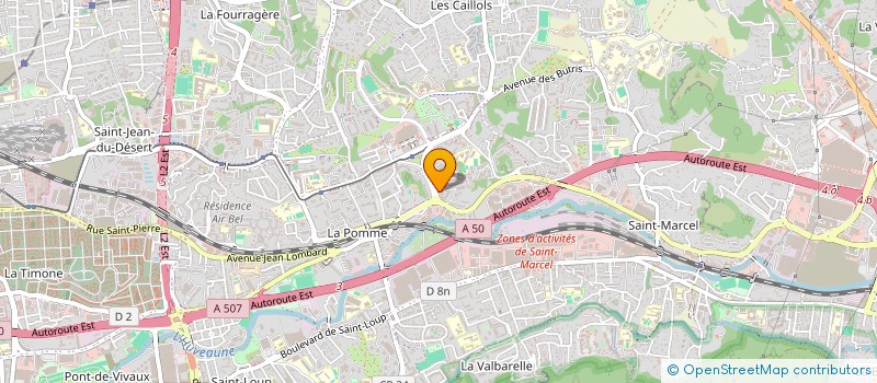 localisation de l'entreprise SANCALY à MARSEILLE