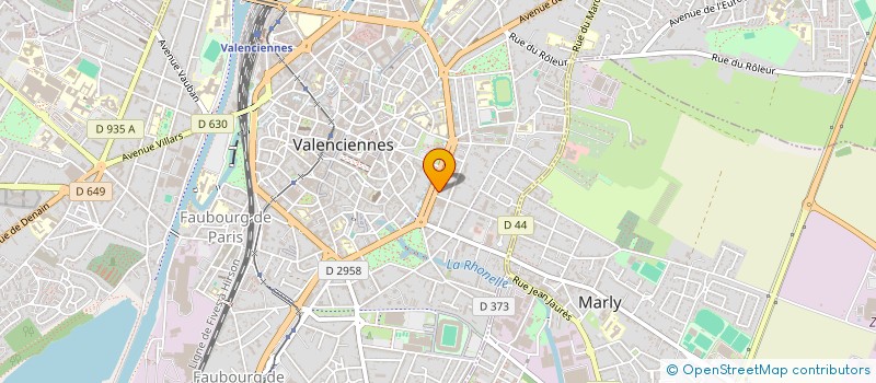 localisation de l'entreprise SANCARLO IMMO à VALENCIENNES