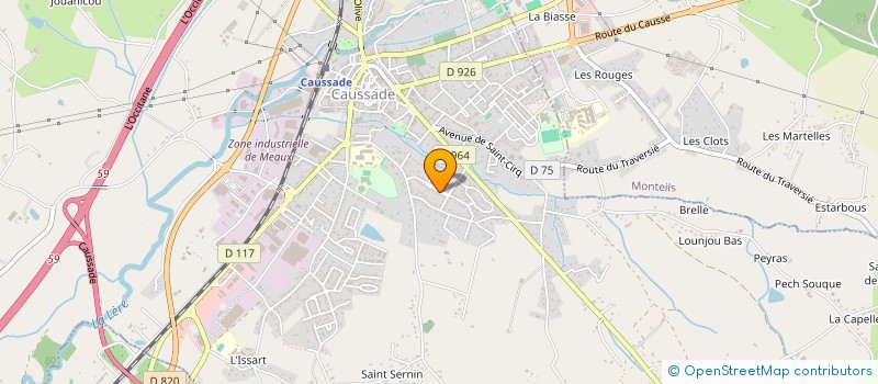 localisation de l'entreprise SANCE  SAINT-CIRQ