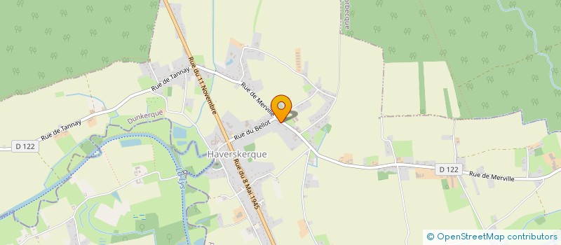 localisation de l'entreprise SANCE  HAVERSKERQUE