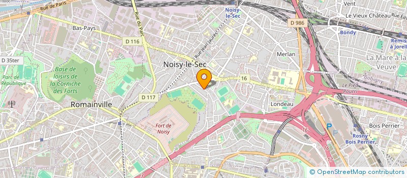 localisation de l'entreprise SANCECITY à NOISY-LE-SEC