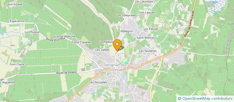 localisation de l'entreprise SANCERIZ  SERIGNAN-DU-COMTAT