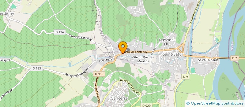 localisation de l'entreprise SANCERRE RENOV  SAINT-SATUR