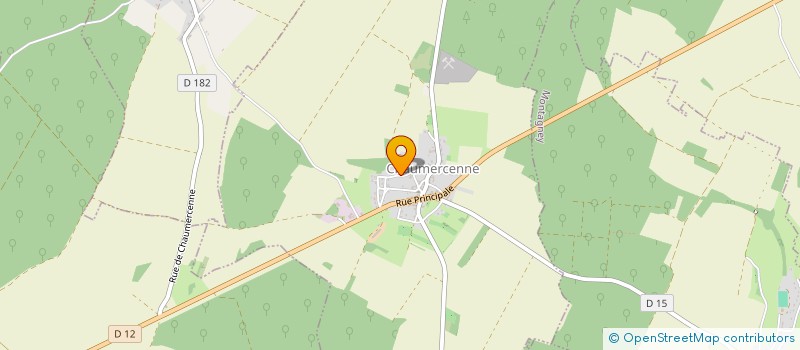 localisation de l'entreprise SANCEY BTP  CHAUMERCENNE