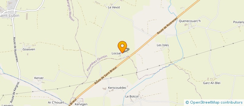 localisation de l'entreprise SANCH FRIGO TRANS  PLOUGUERNEVEL