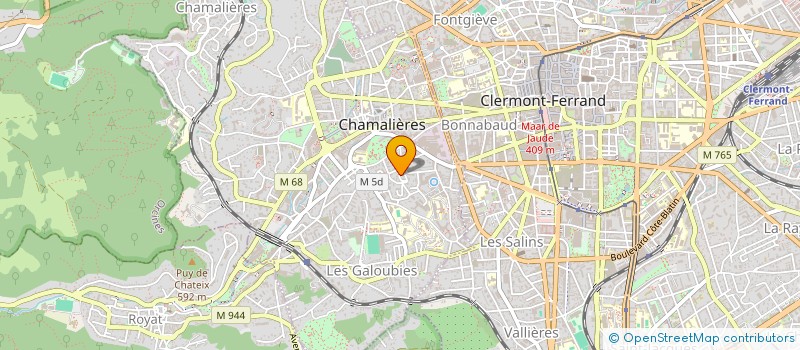 localisation de l'entreprise SANCHARI  CHAMALIERES