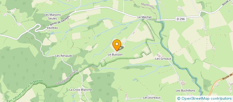 localisation de l'entreprise SANCHARME - LAGROST  LA GRANDE-VERRIERE