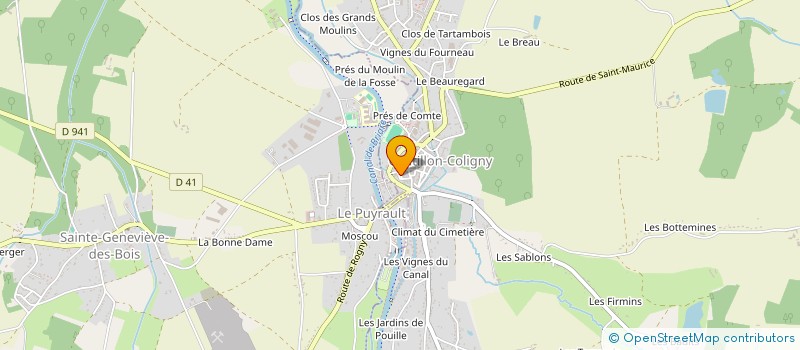 localisation de l'entreprise SANCHES FONSECA MARCIO DA SILVA VENDEIRO NANCY à CHATILLON-COLIGNY