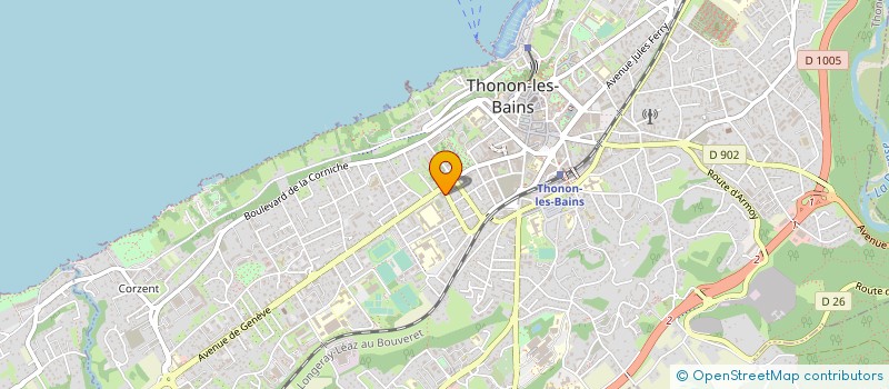 localisation de l'entreprise SANCHES PLATRERIE à THONON-LES-BAINS