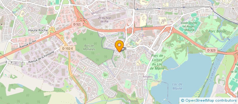 localisation de l'entreprise SANCHEZ à ANGERS