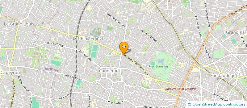 localisation de l'entreprise SANCHEZ  BORDEAUX