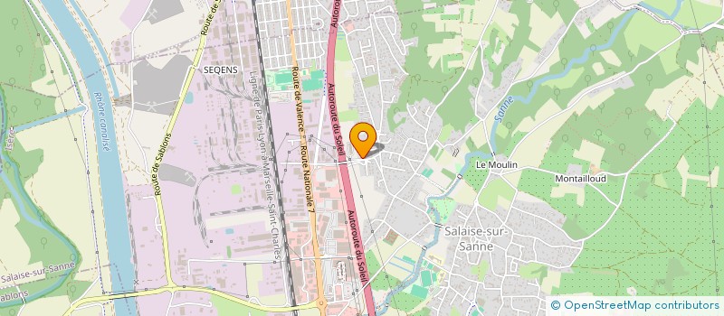 localisation de l'entreprise SANCHEZ AUTOMOBILES  SALAISE-SUR-SANNE