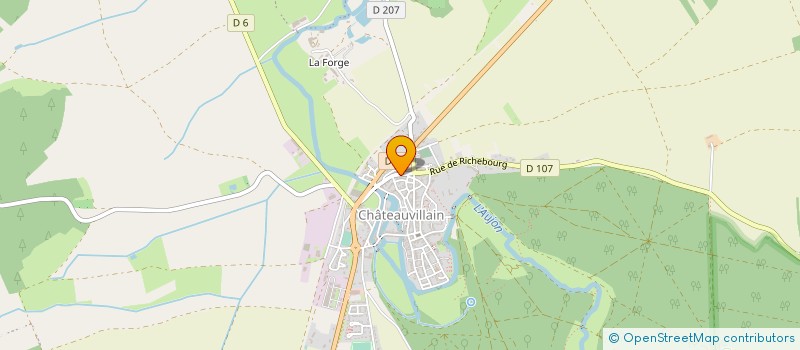 localisation de l'entreprise SANCHEZ BOURING COUVERTURE à CHATEAUVILLAIN