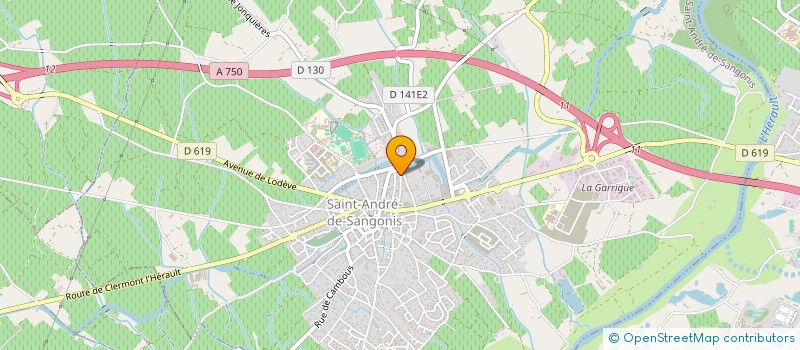 localisation de l'entreprise SANCHEZ CONSTRUCTION  SAINT-ANDRE-DE-SANGONIS