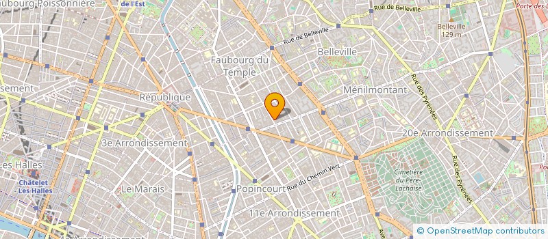 localisation de l'entreprise SANCHEZ DUMONT  PARIS