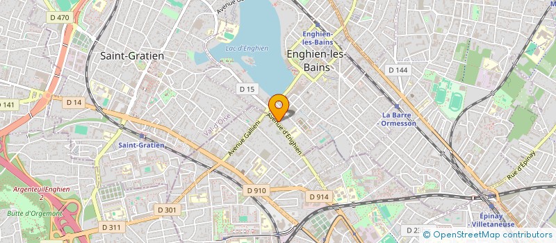 localisation de l'entreprise SANCHEZ ELEC  ENGHIEN-LES-BAINS