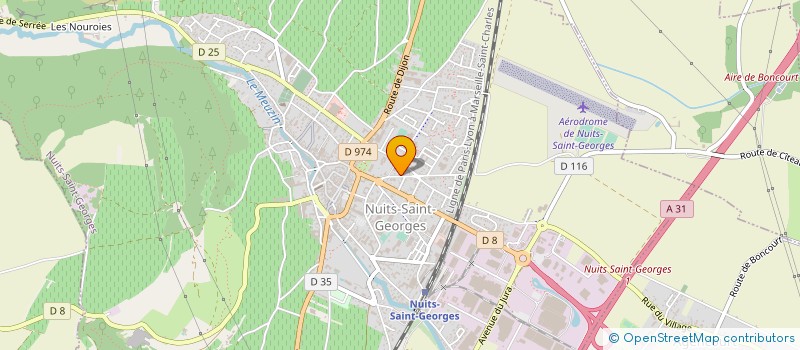 localisation de l'entreprise SANCHEZ ET FILS à NUITS-SAINT-GEORGES