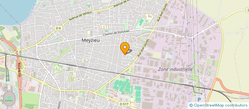 localisation de l'entreprise SANCHEZ ETUDES ET REALISATIONS à MEYZIEU