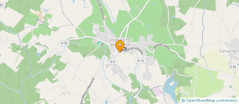 localisation de l'entreprise SANCHEZ FANNY  VILLEFRANCHE-DE-LONCHAT