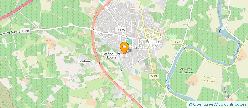 localisation de l'entreprise SANCHEZ FRERES à BESSAN