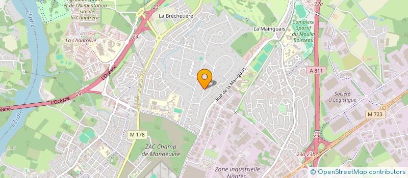 localisation de l'entreprise SANCHEZ FRILAY  CARQUEFOU