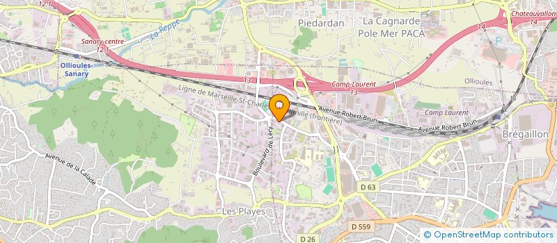 localisation de l'entreprise SANCHEZ GEOMETRIE  LA SEYNE-SUR-MER