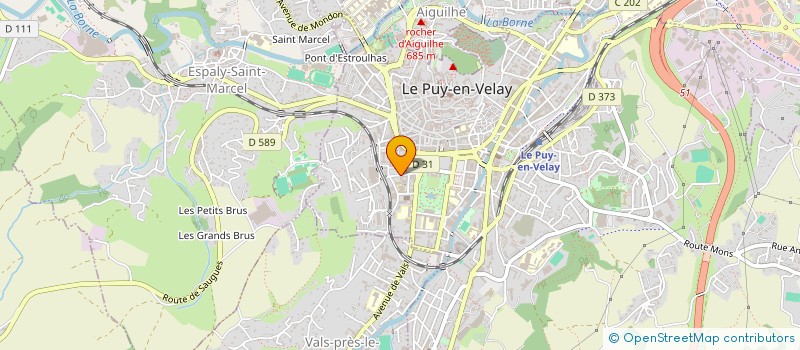 localisation de l'entreprise SANCHEZ / GIRAUD à LE PUY-EN-VELAY