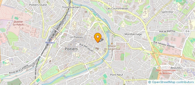 localisation de l'entreprise SANCHEZ LDSM  POITIERS